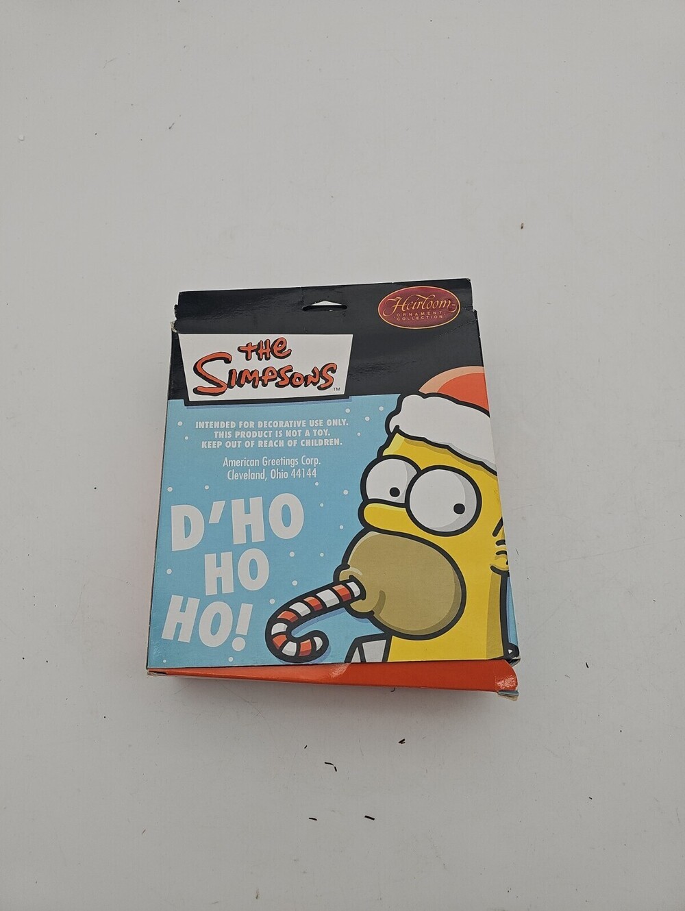 Heirloom Simpsons Christmas Ornament Set Bart, Lisa, Santa's Little Helper Mint